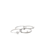 18k white gold .10ct G VS2 Round diamond stackable ring